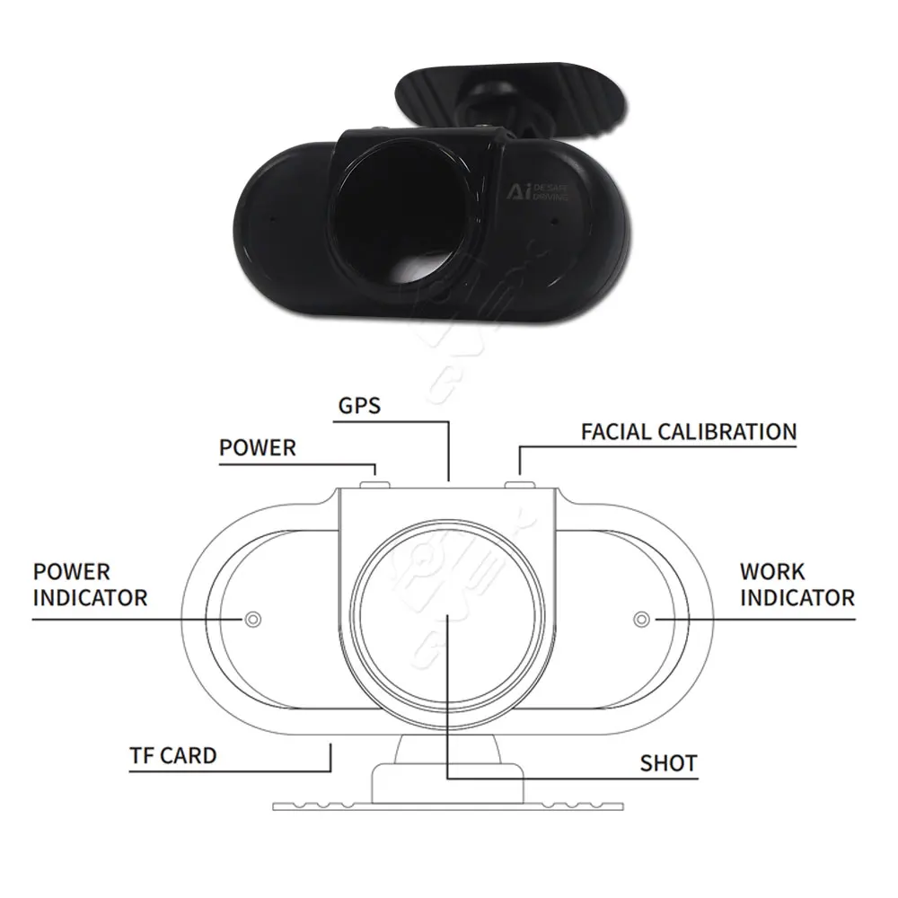 New1080p Night Vision Car Came - Fatigue Band Monitor reseña y precio