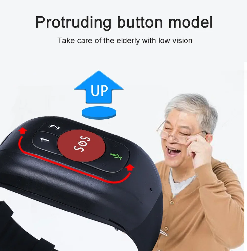 Elderly 4G LTE SOS Watch GPS T - Fall Detection Watch reseña y precio