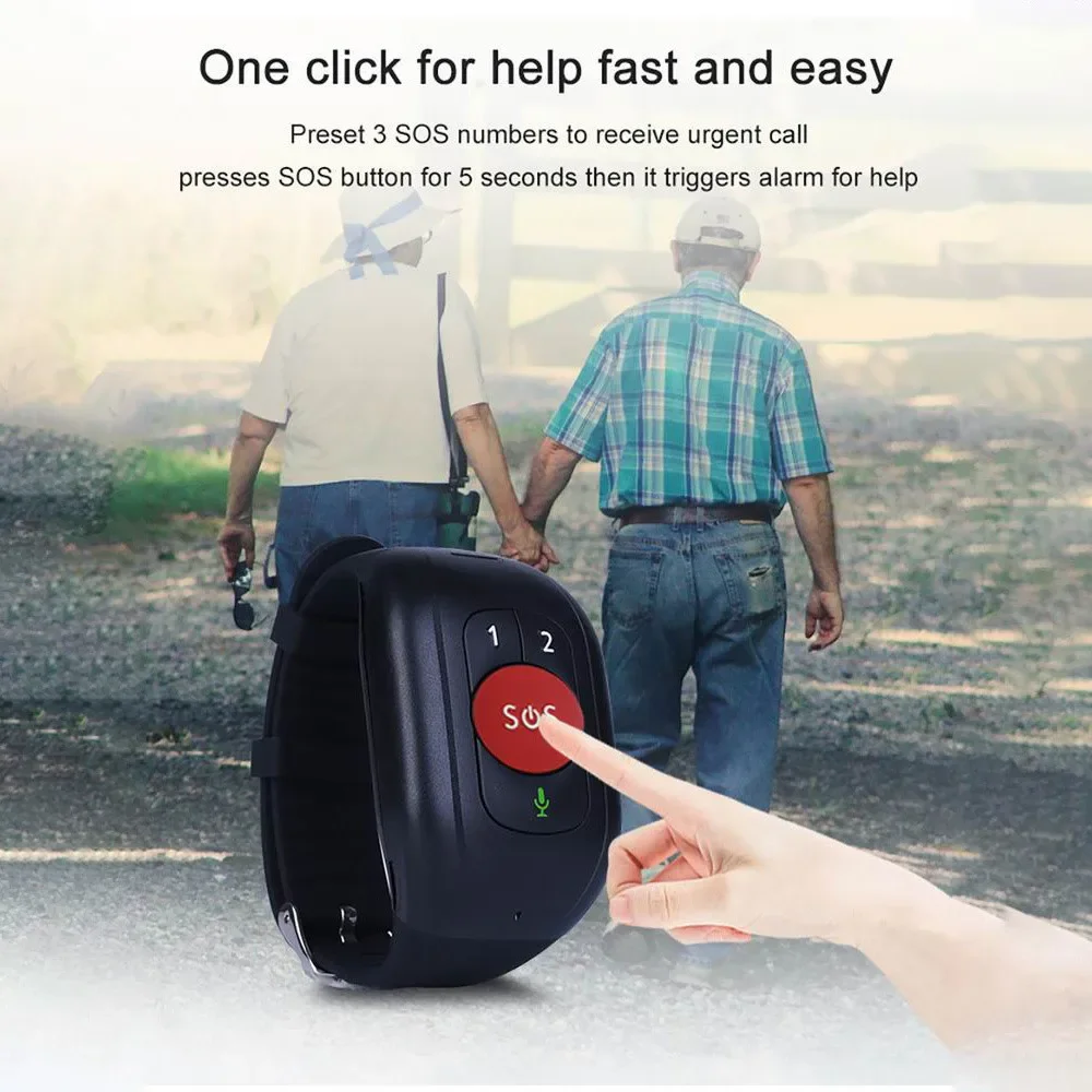 Elderly 4G LTE SOS Watch GPS T - Fall Detection Watch reseña y precio