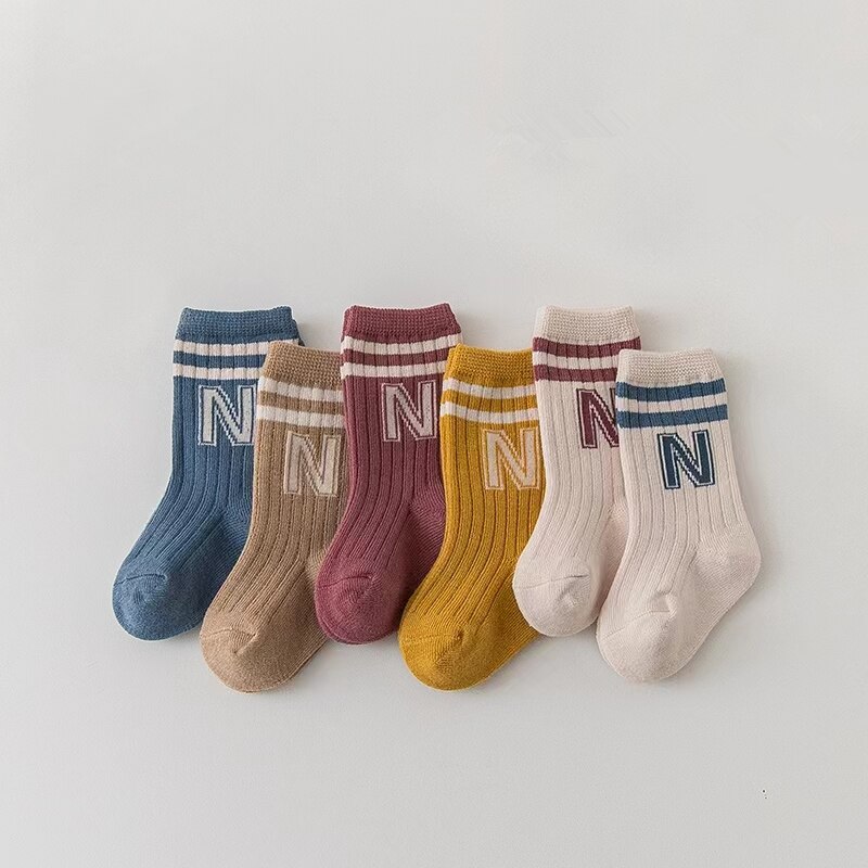 3 Pairs Baby Letter Socks Knit - Baby Sock Oximeter reseña y precio