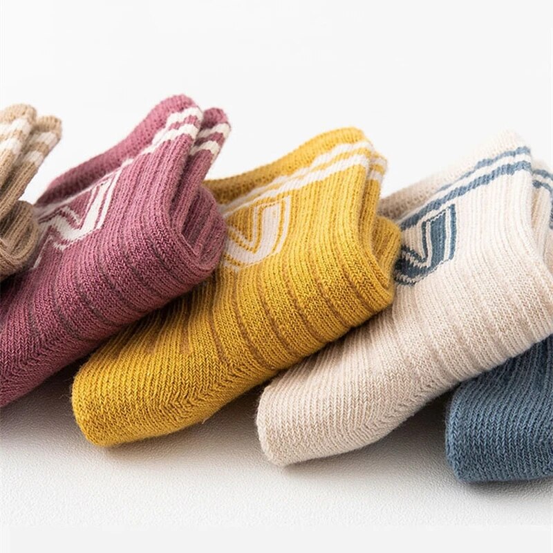3 Pairs Baby Letter Socks Knit - Baby Sock Oximeter reseña y precio