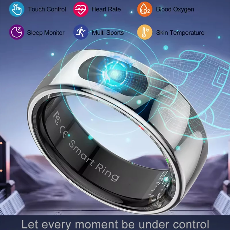 Smart Ring with Charging Case  - Temperature Ring Skin reseña y precio