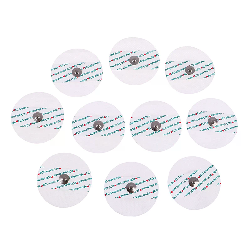 10pcs Non-Woven ECG Electrode  - Ecg Patch Monitor reseña y precio