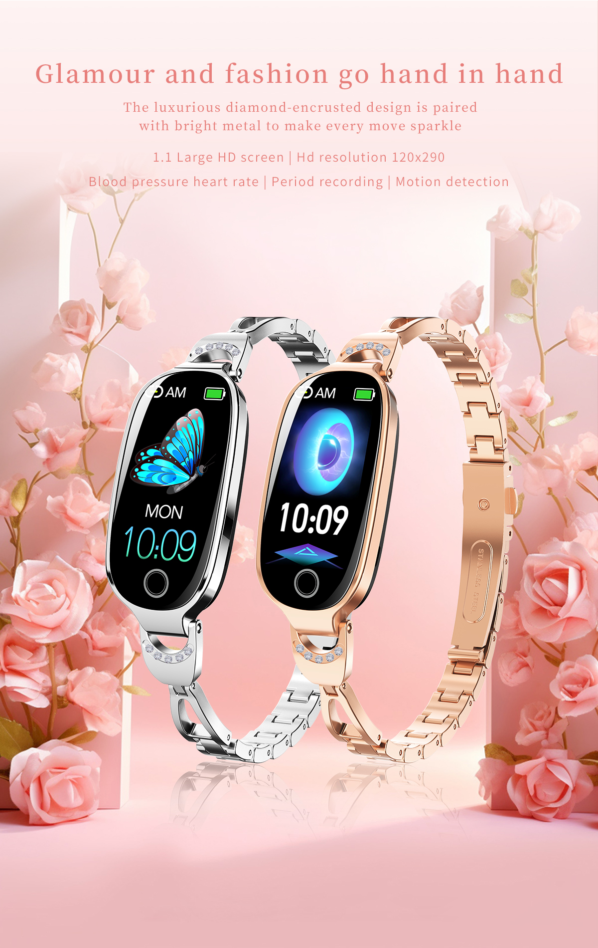 F81 Girl Heart Rate Waterproof - Breath Rate Monitor reseña y precio