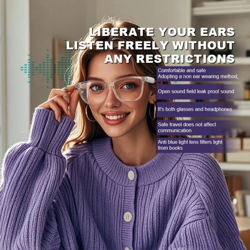 1 pair AI smart glasses Blueto - Smart Glasses Lens reseña y precio