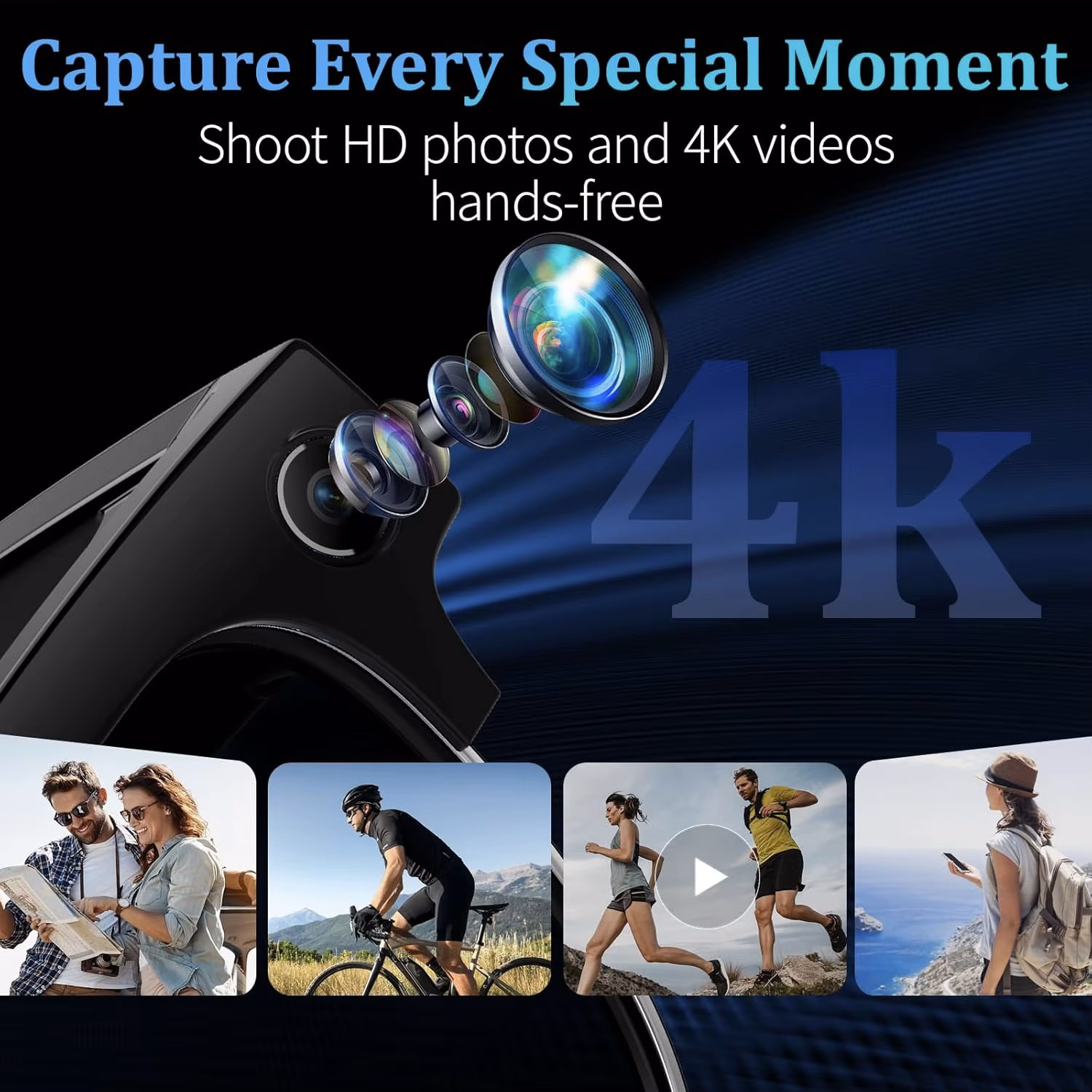 2026 World Premiere 4K HD Came - Smart Glasses Lens reseña y precio
