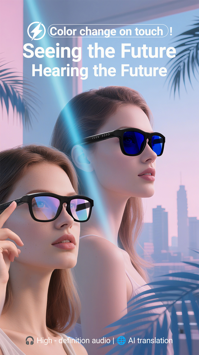 Bluetooth Touch-Dimming Glasse - Smart Glasses Lens reseña y precio
