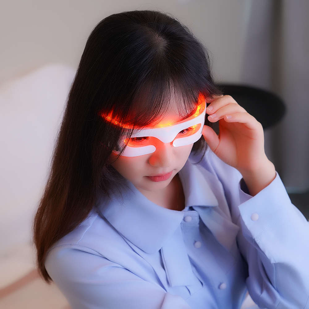 LED Eyecare Mask Device EMS Si - Light Therapy Glasses reseña y precio