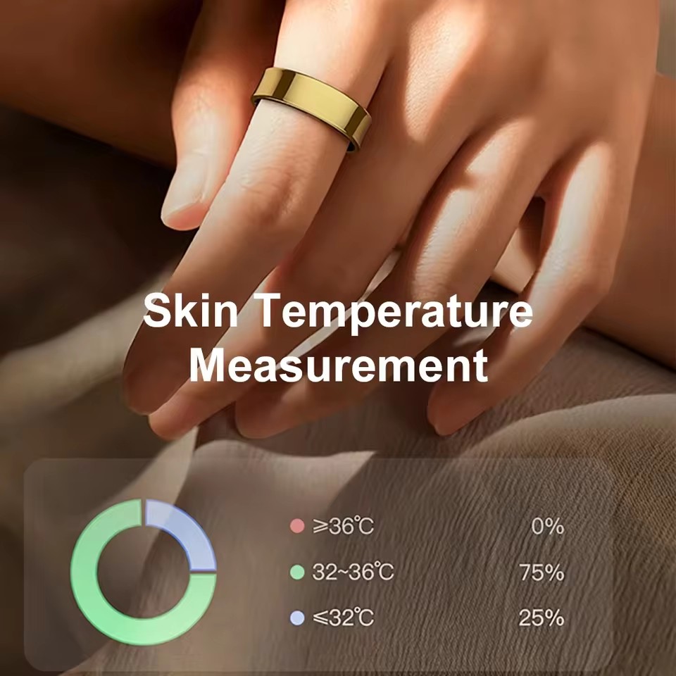 R09 Smart Ring Men Women with  - Temperature Ring Skin reseña y precio
