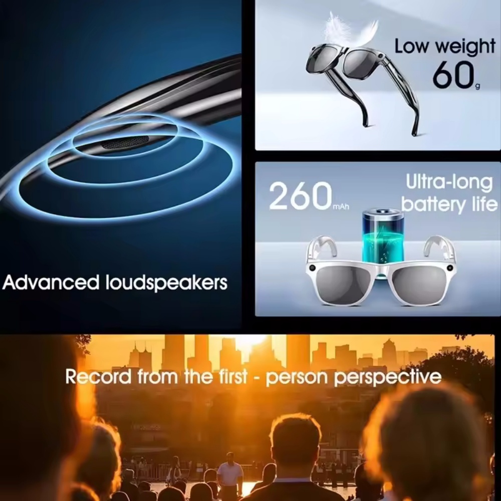 Smart Glasses AI Camera HD Wea - Smart Glasses Lens reseña y precio