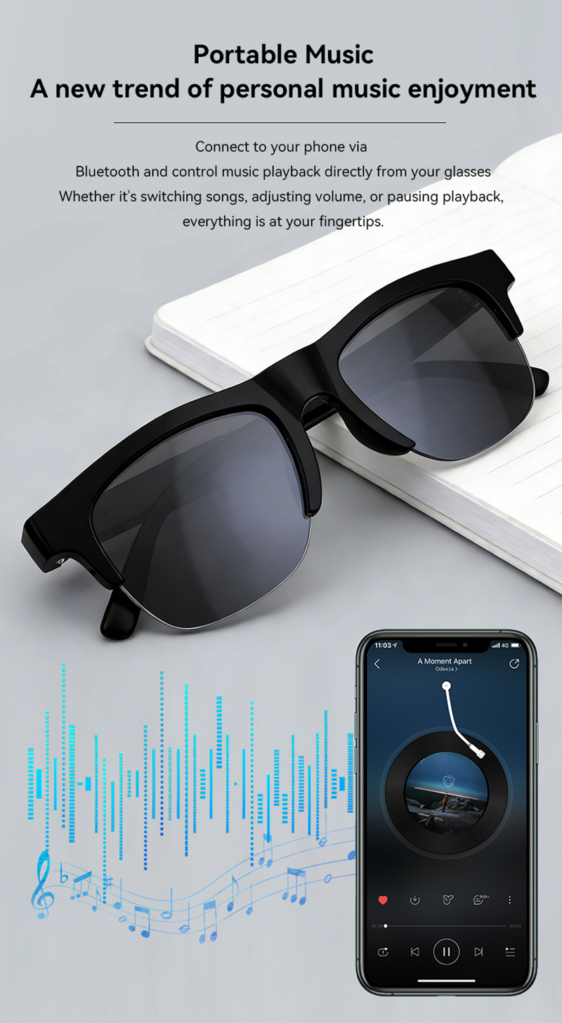 AI Smart Glasses 4K Remote Con - Smart Glasses Lens reseña y precio