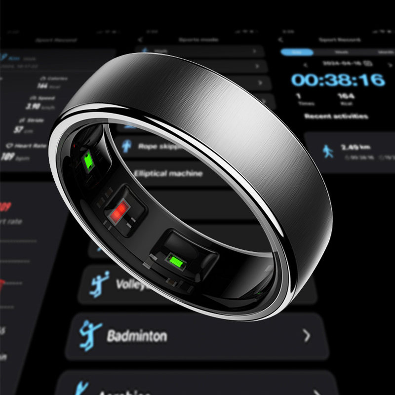 Smart Ring Men Women with Char - Temperature Ring Skin reseña y precio