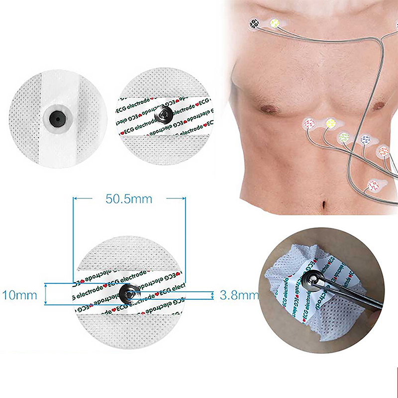 50PCS/Bag Electrode Patch Medi - Ecg Patch Monitor reseña y precio