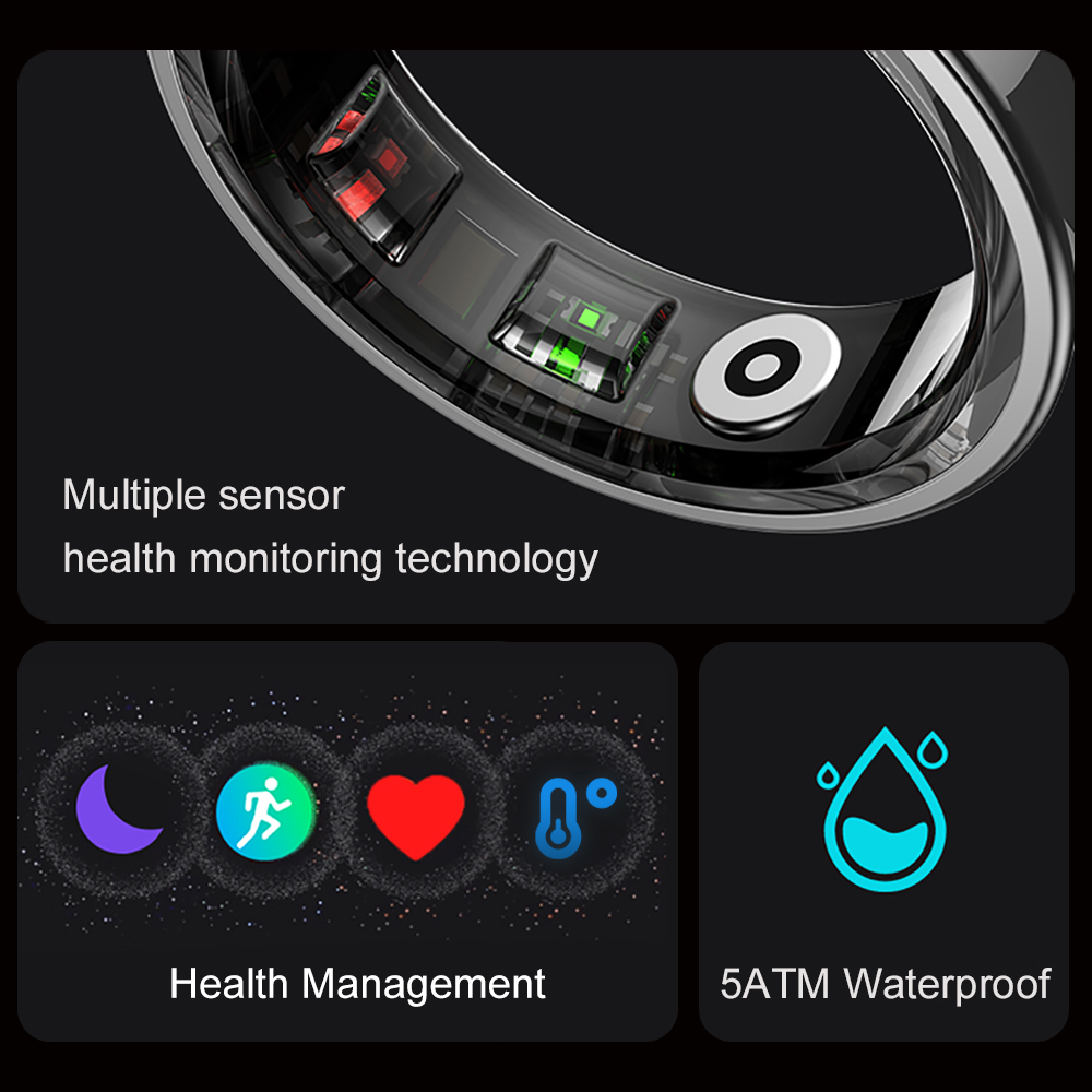 2024 COLMI R09 Smart Ring Men  - Temperature Ring Skin reseña y precio