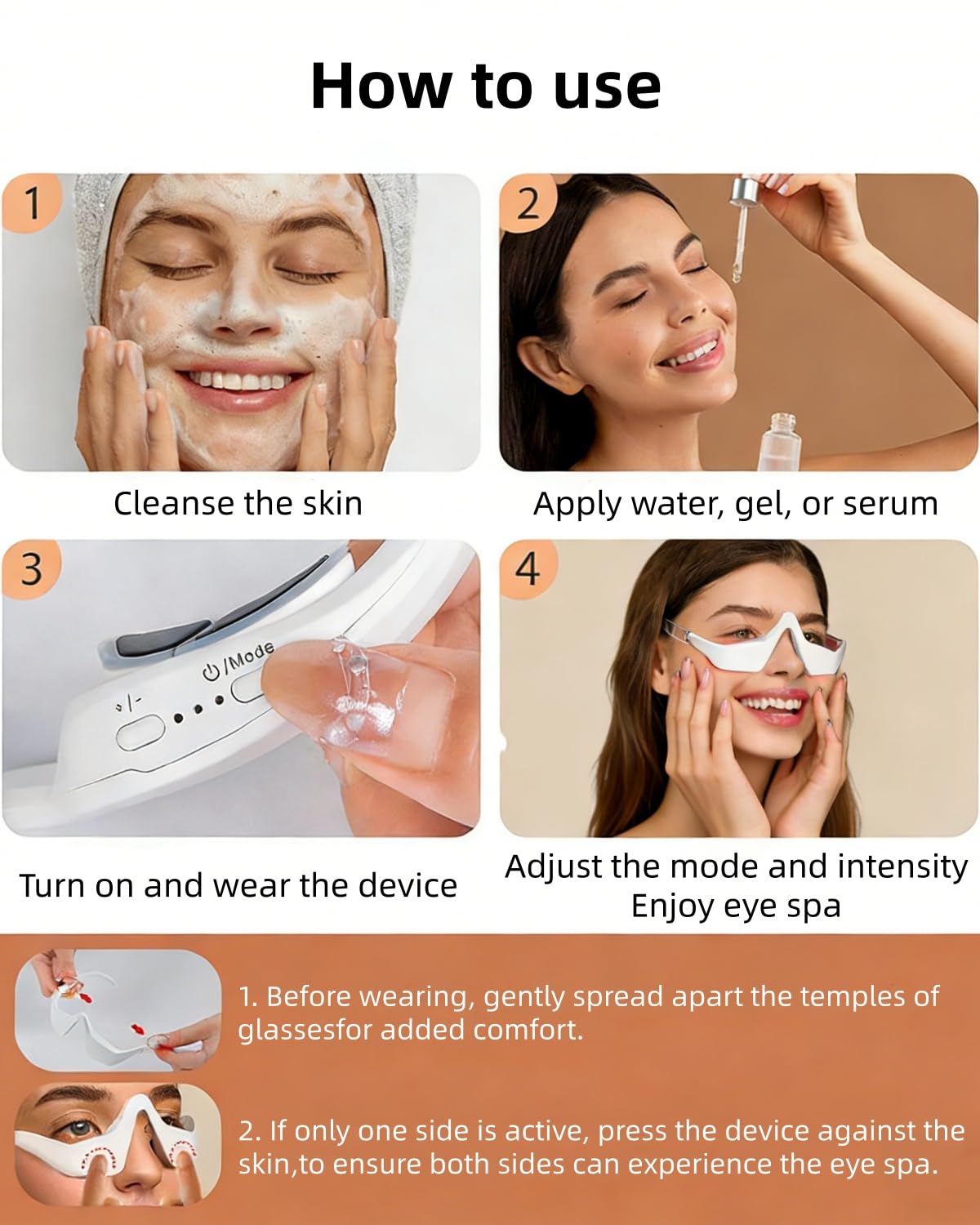 Under Eye Red Light Therapy De - Light Therapy Glasses reseña y precio