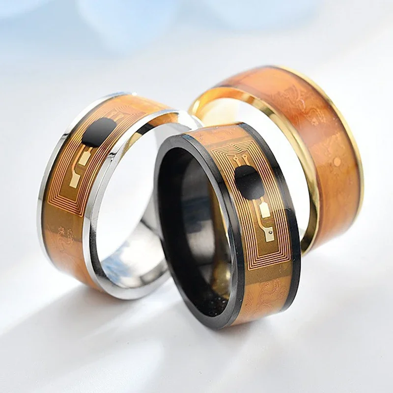 Luxury NFC Stainless Steel Pho - Smart Ring Nfc Pay reseña y precio