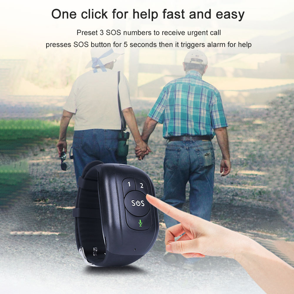 Vjoycar New Smart GPS Bracelet - Fall Detection Watch reseña y precio