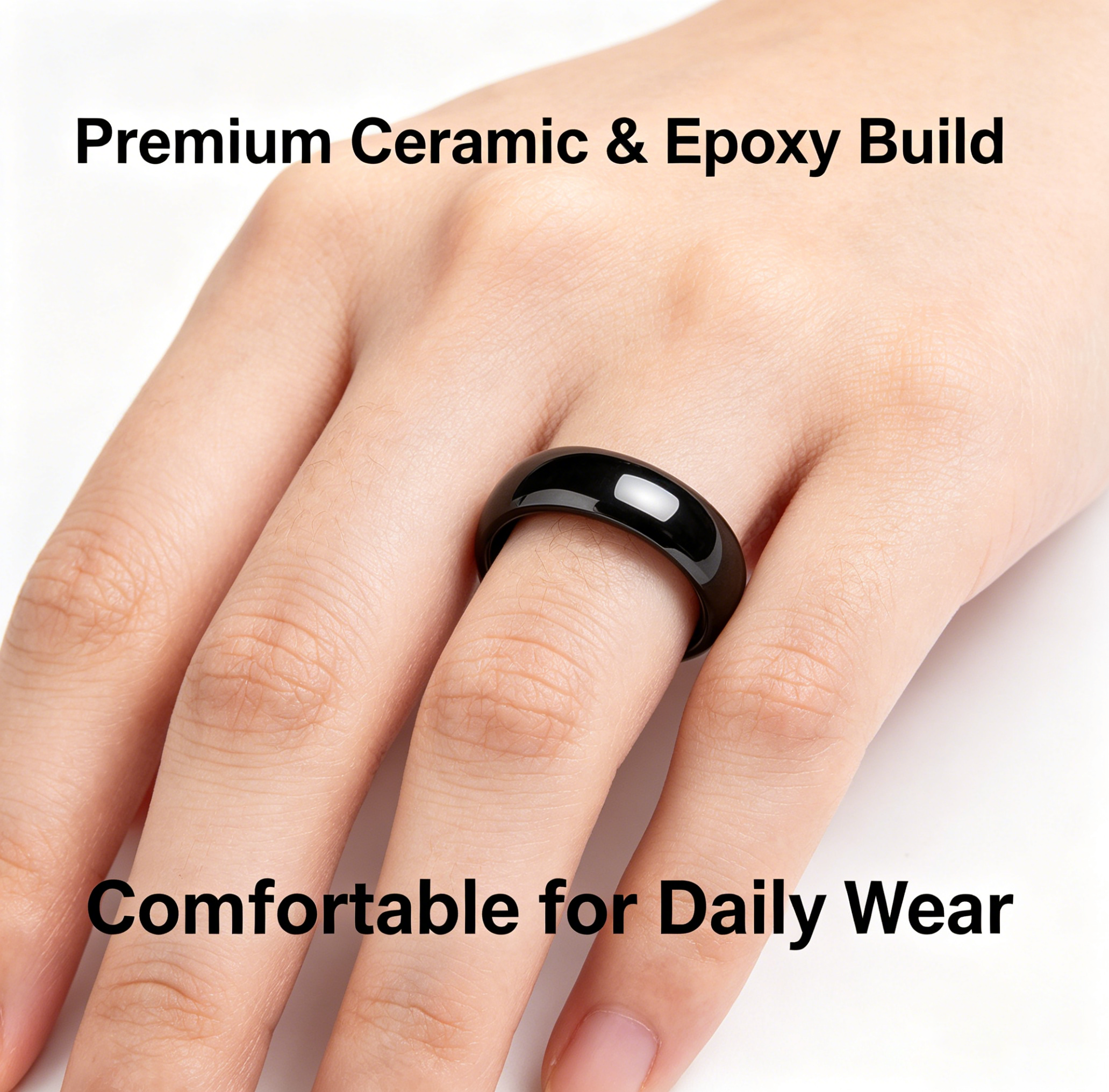 NFC Full Ceramic Smart Ring Co - Smart Ring Nfc Pay reseña y precio