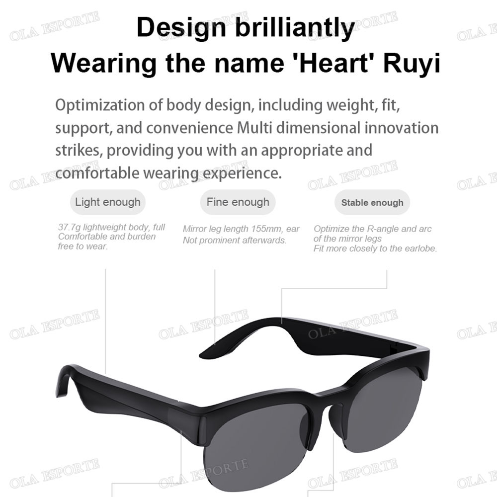 New Smart Bluetooth V5.3 Sungl - Smart Glasses Lens reseña y precio