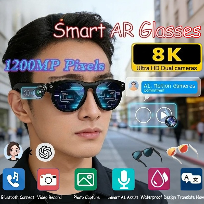8KHD Smart AI Glasses Color Ch - Smart Glasses Lens reseña y precio