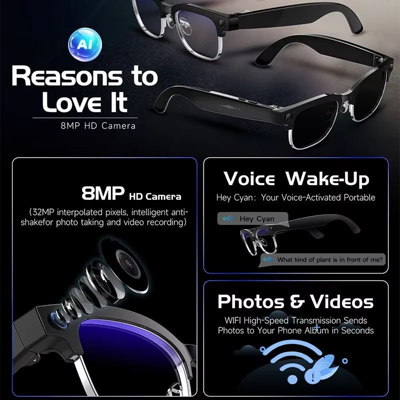 AI Smart Glasses AI Smart Tran - Smart Glasses Lens reseña y precio