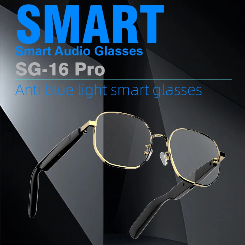 Lenovo New SG-16 Pro Smart Aud - Smart Glasses Lens reseña y precio
