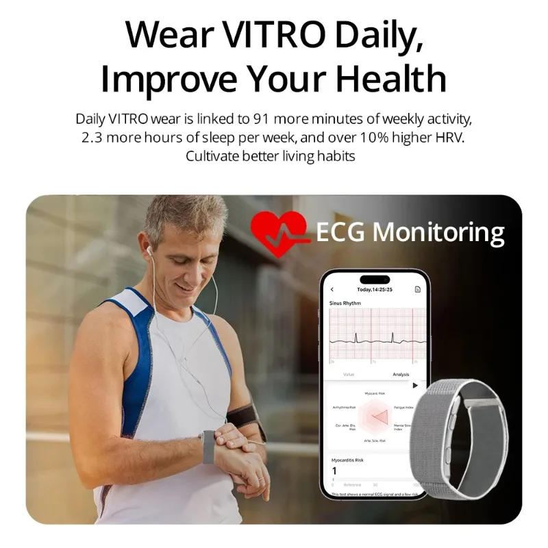 Men Smart Watch ECG Health Blo - Fall Detection Watch reseña y precio