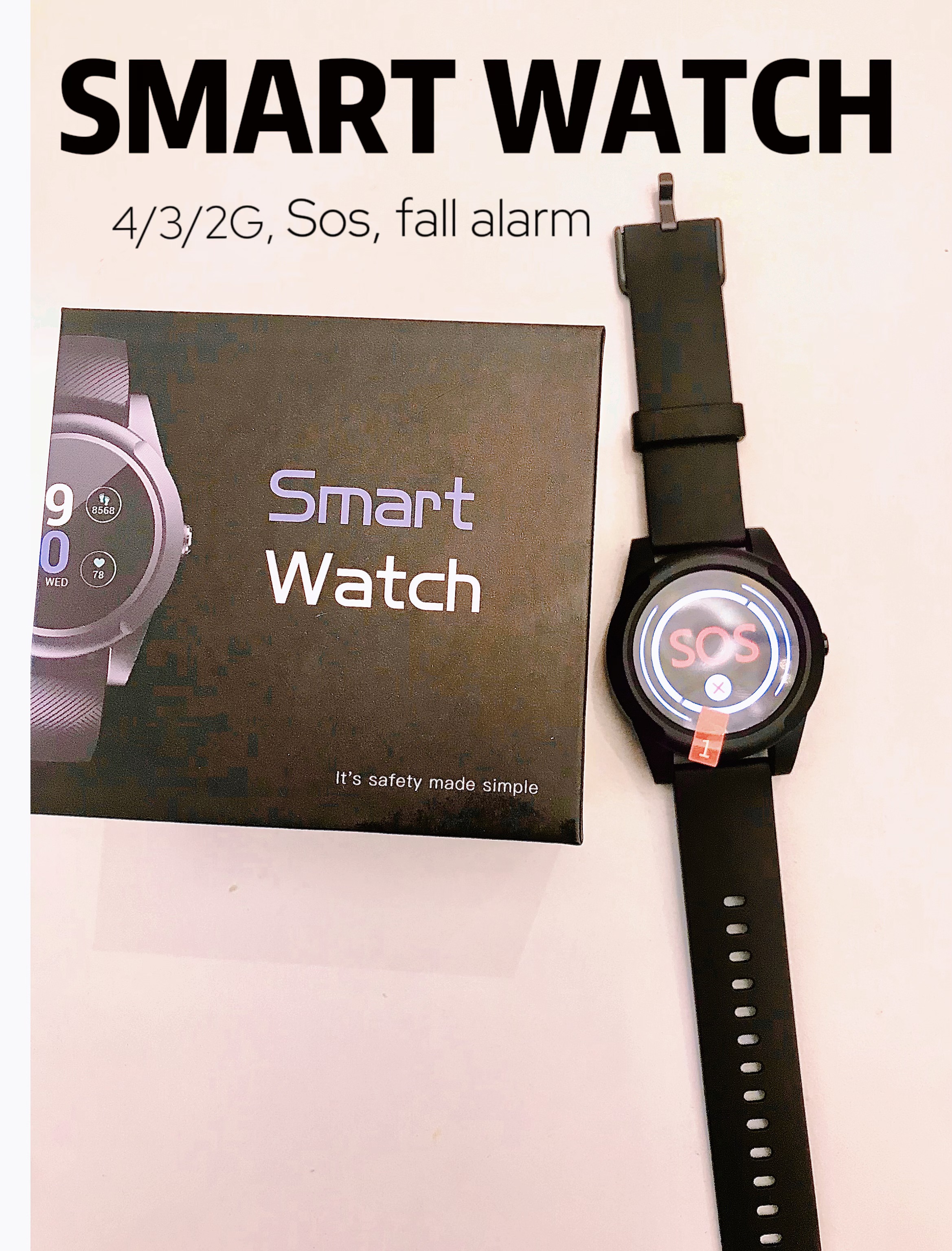 Singapore Seniors Phone Plan E - Fall Detection Watch reseña y precio