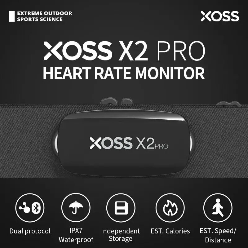 XOSS X2 Pro Chest Strap Heart  - Breath Rate Monitor reseña y precio