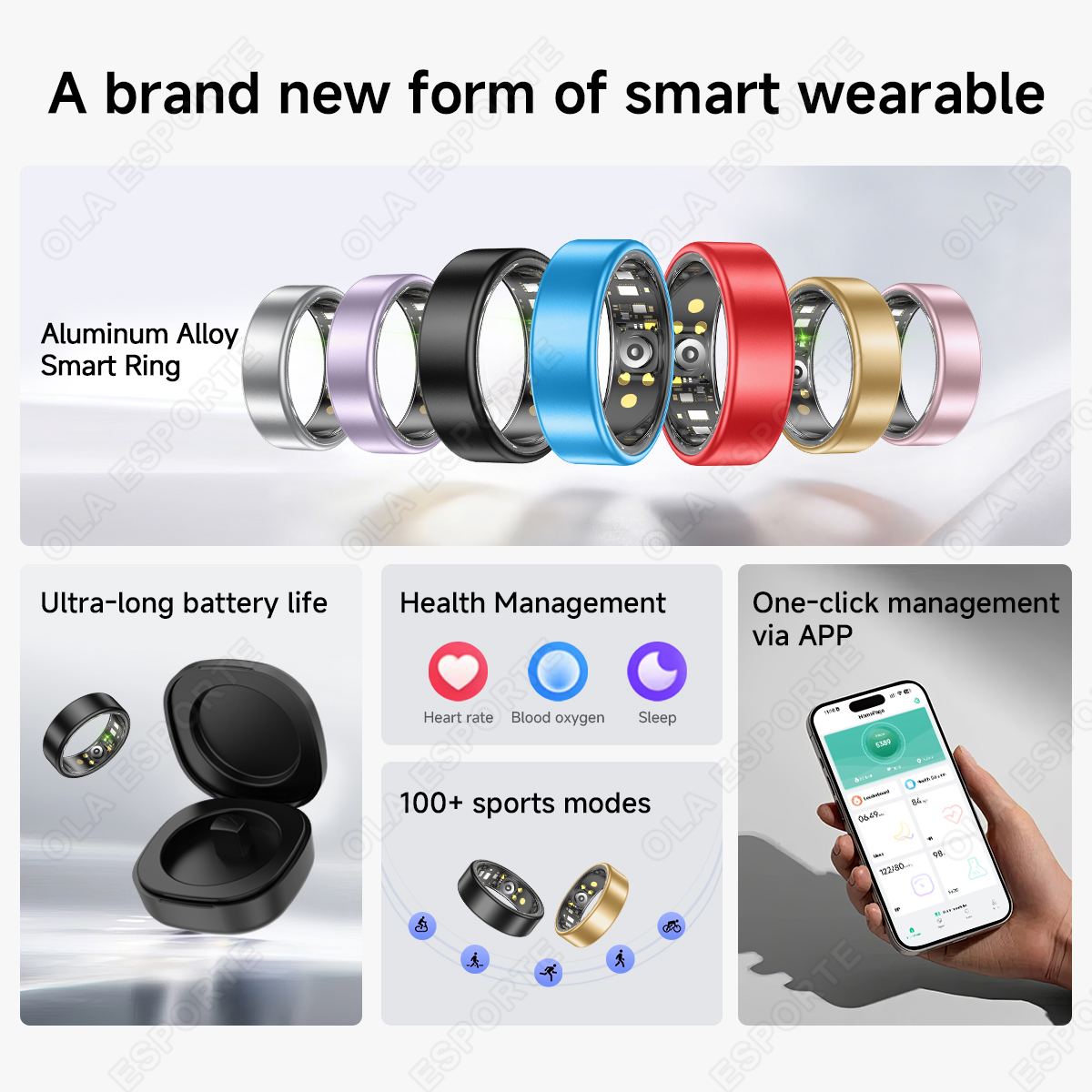 New R09 Smart Ring Men Women w - Temperature Ring Skin reseña y precio