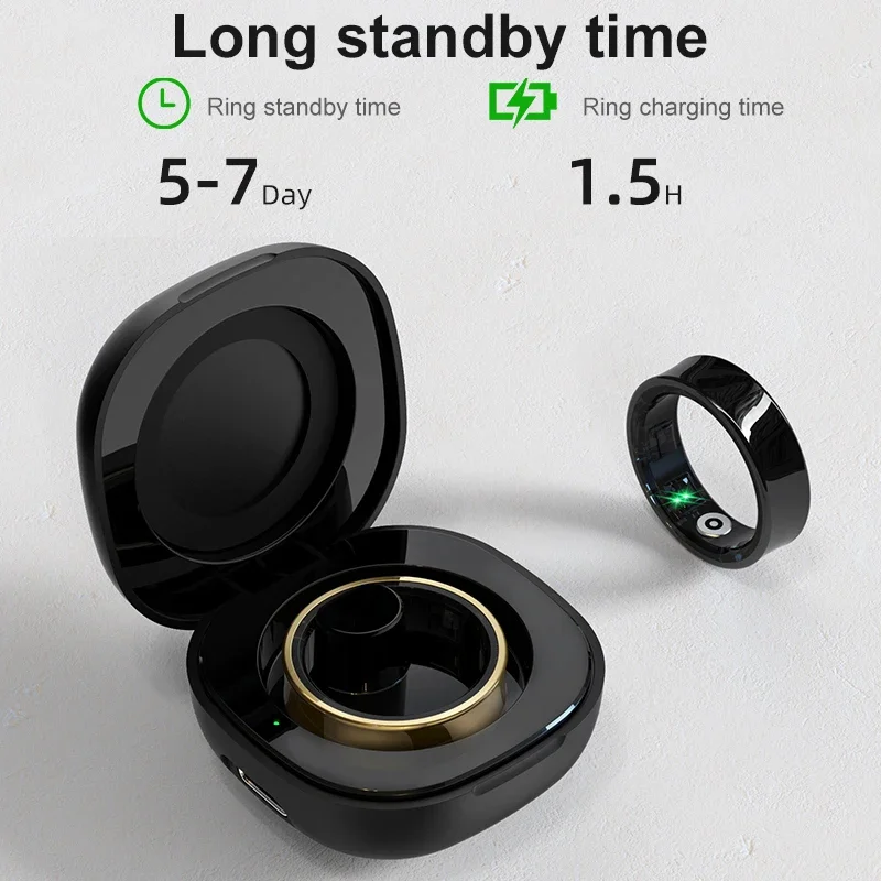 Smart Ring Men Women With Char - Temperature Ring Skin reseña y precio
