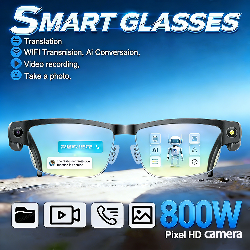 2026 New Al Smart Glasses 800W - Smart Glasses Lens reseña y precio