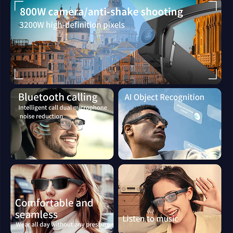 2026 New Al Smart Glasses 800W - Smart Glasses Lens reseña y precio