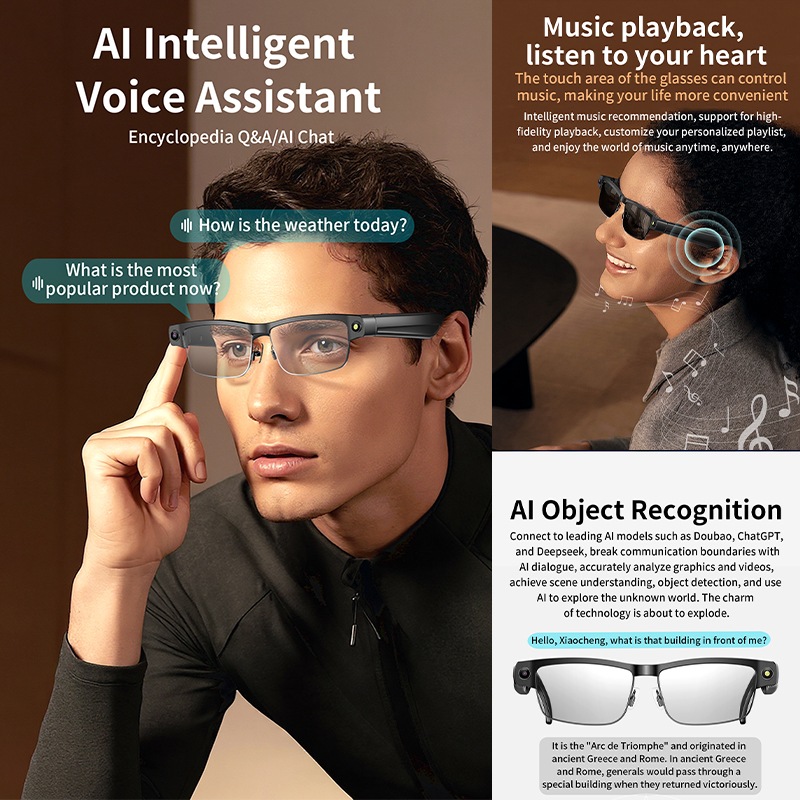 2026 New Al Smart Glasses 800W - Smart Glasses Lens reseña y precio