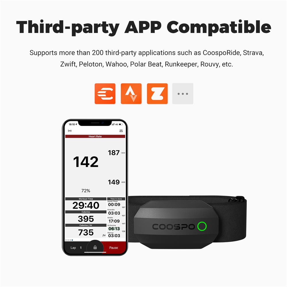 COOSPO H808S Heart Rate Sensor - Breath Rate Monitor reseña y precio