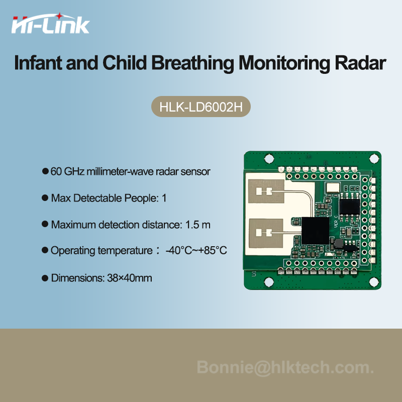 Smart Baby Monitor Radar Modul - Breath Rate Monitor reseña y precio