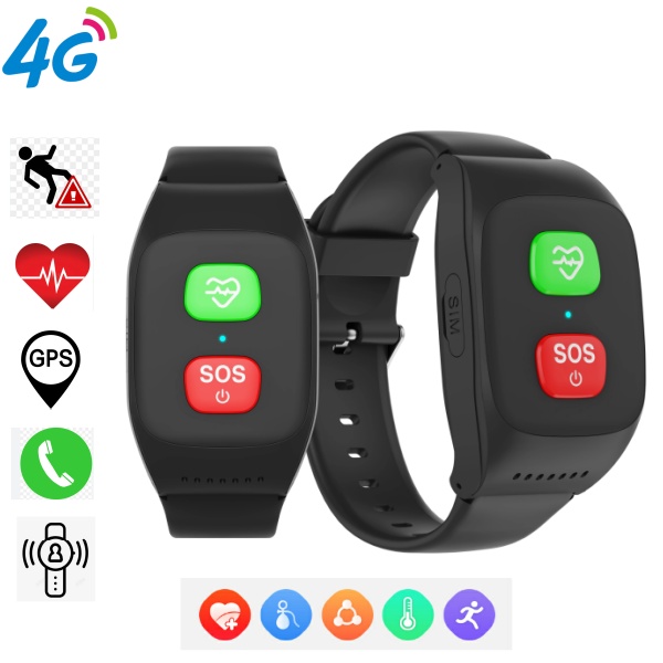 Fall Detection 4G Elderly Smar - Fall Detection Watch reseña y precio