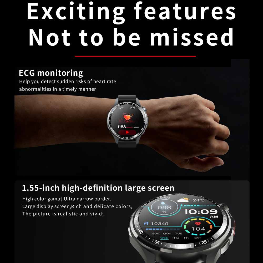 Men Smart Watch All Day Fall D - Fall Detection Watch reseña y precio