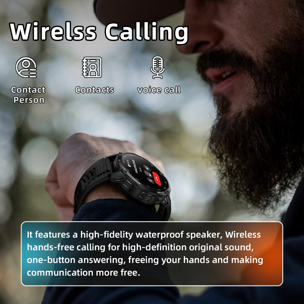 2026 New Military Smart Watch  - Smart Insole Pressure reseña y precio