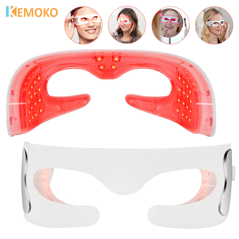 Red Light Theraphy Eye Massage - Light Therapy Glasses reseña y precio