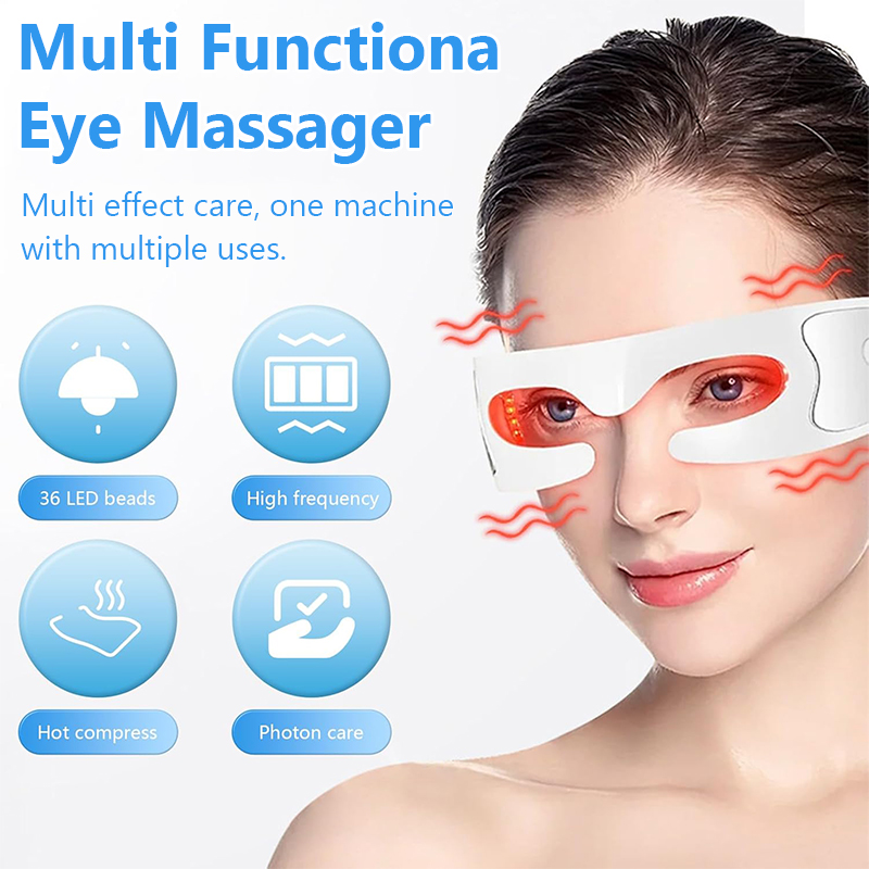 Red Light Theraphy Eye Massage - Light Therapy Glasses reseña y precio