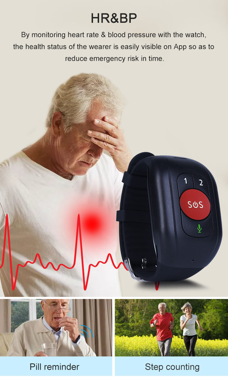 4G Smart GPS Tracker Watch for - Fall Detection Watch reseña y precio