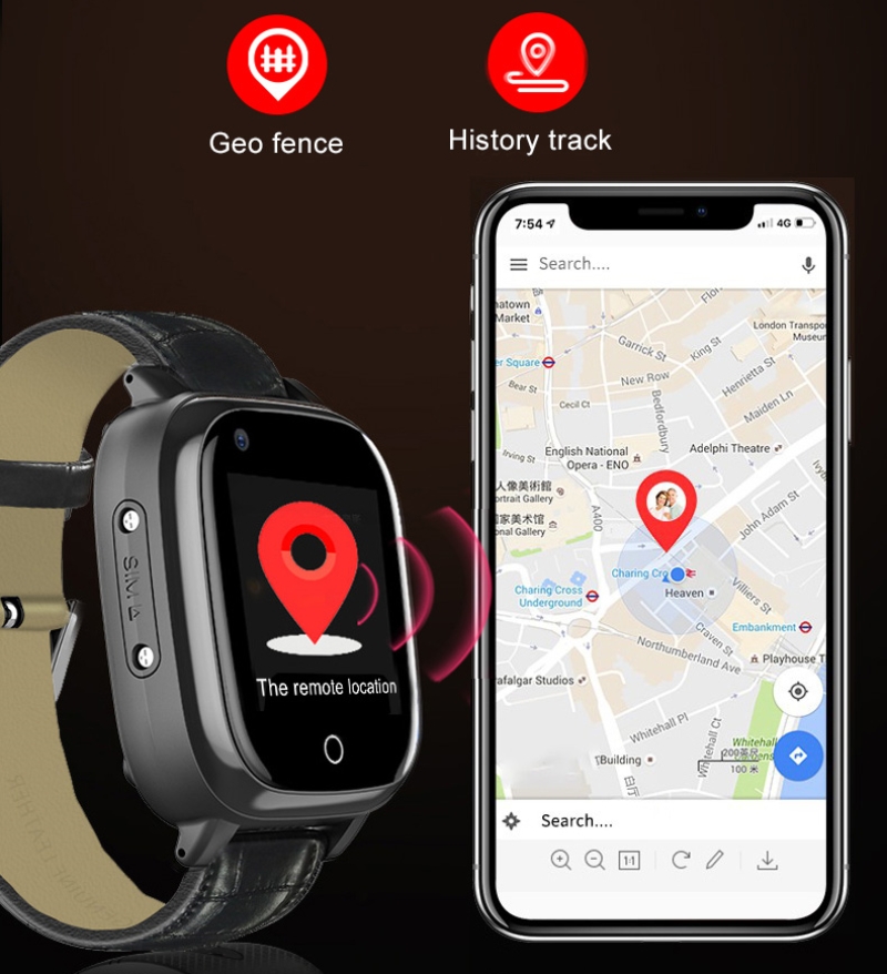 Elderly Smart Watch For Old Pe - Fall Detection Watch reseña y precio