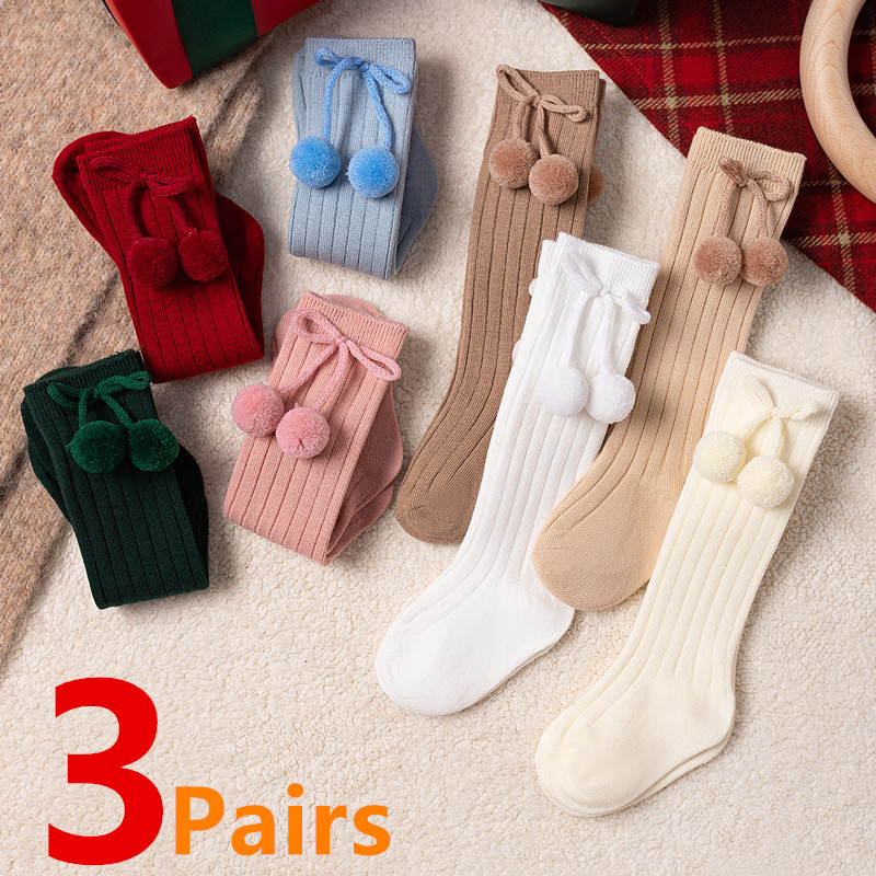 3Pairs/Lot Baby Ball Knee High - Baby Sock Oximeter reseña y precio