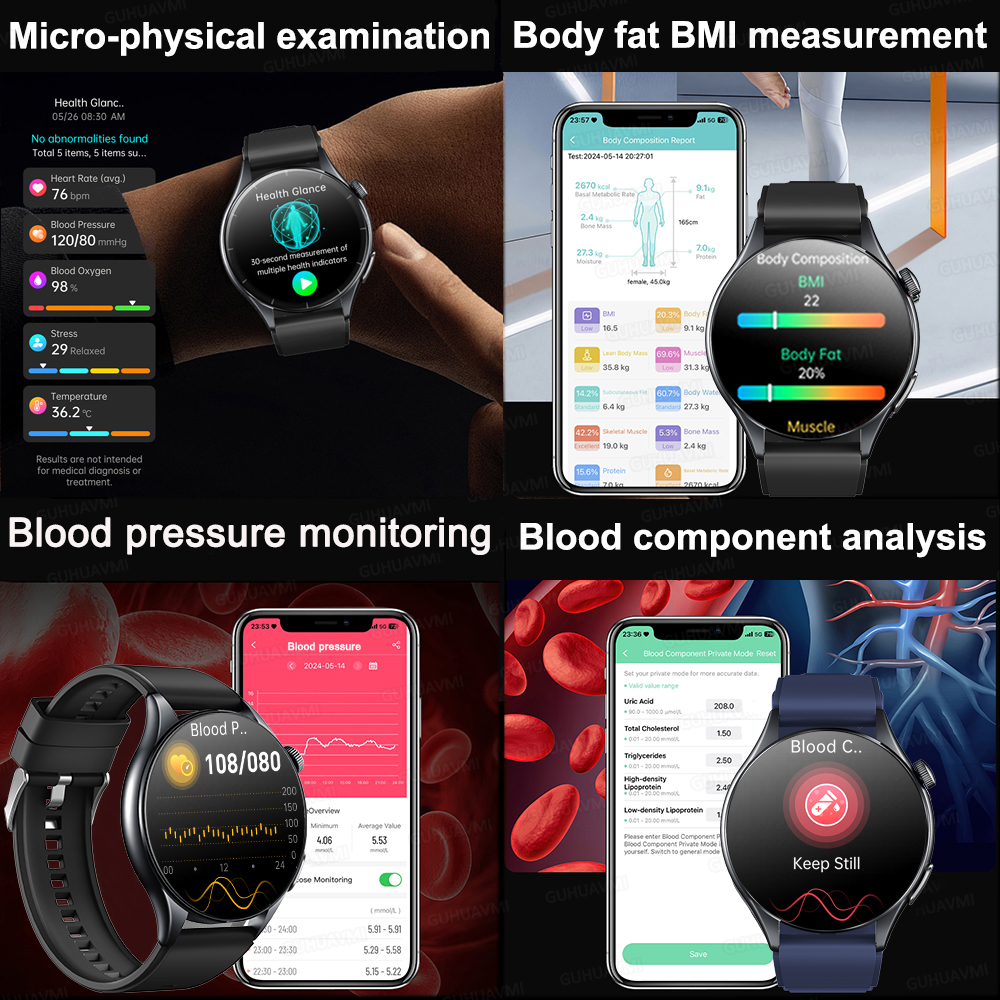 Smart Watch 2026 New Blood oxy - Fatigue Band Monitor reseña y precio