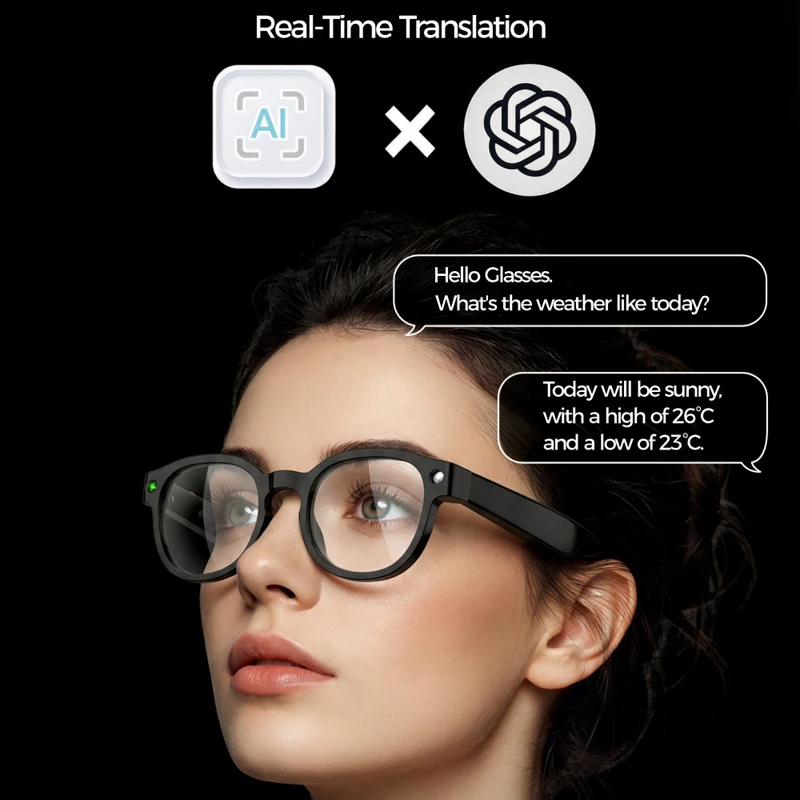 6K HD AI Camera Glasses 800MP  - Smart Glasses Lens reseña y precio