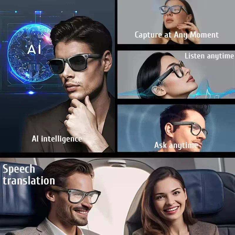 6K HD AI Camera Glasses 800MP  - Smart Glasses Lens reseña y precio