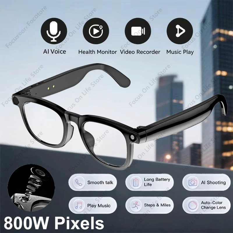AI Smart Glasses 800W HD Camer - Smart Glasses Lens reseña y precio