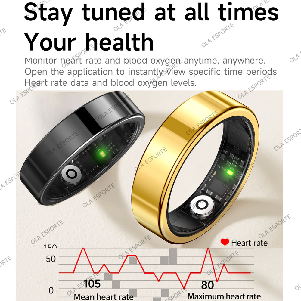New R09 Smart Ring Men Women w - Temperature Ring Skin reseña y precio
