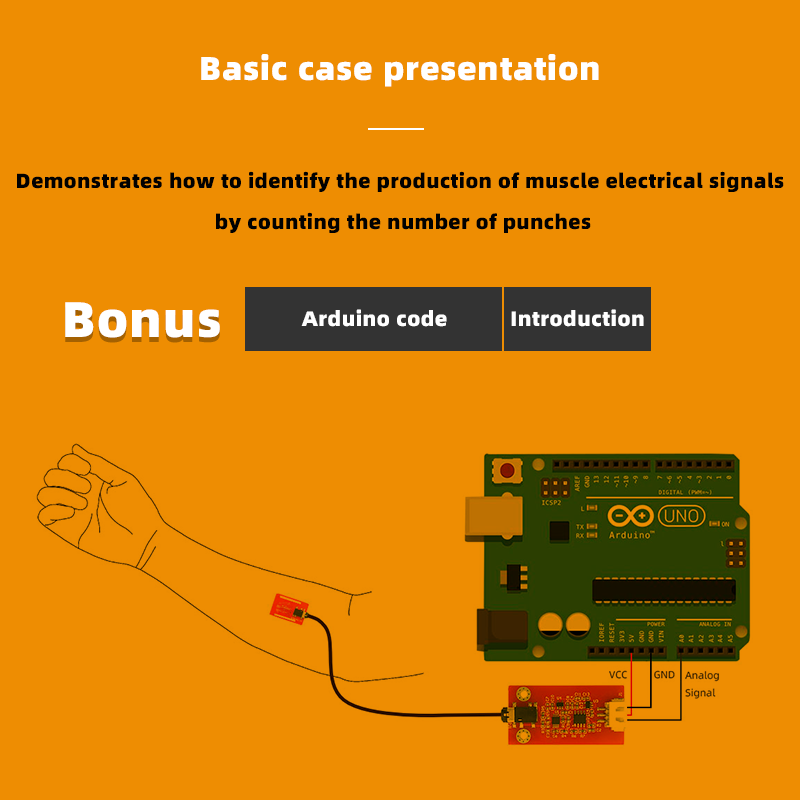 Dry Electrode EMG Sensor Elect - Muscle Sensor Emg reseña y precio
